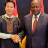 Kojo Choi with President Mahama